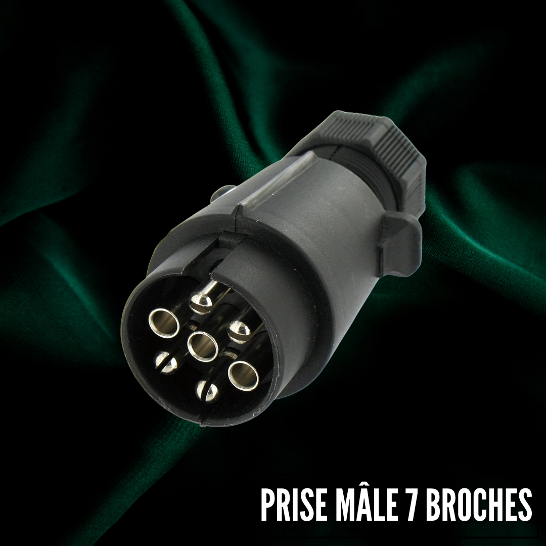 Prise mâle 7 broches