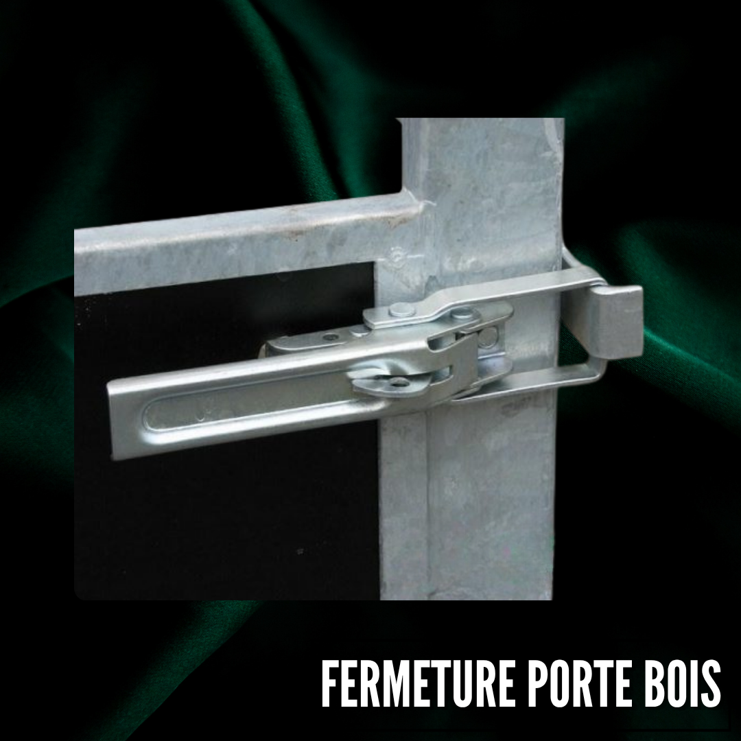 Fermeture porte arrière bois