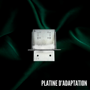 Platine d'adaptation roue jockey