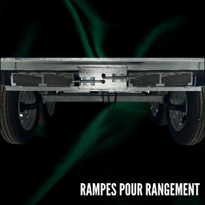 Rampes prévues pour rangement