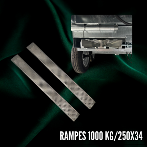 Rampes 1000 kg 250x34 cm