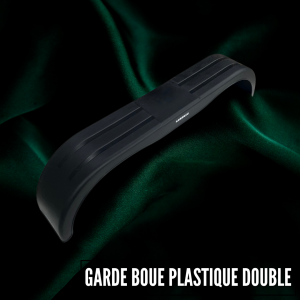 Garde-boue plastique double