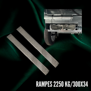 Rampes 2250 kg 300x34 cm