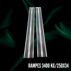 Rampes 3400 kg 250x34 cm