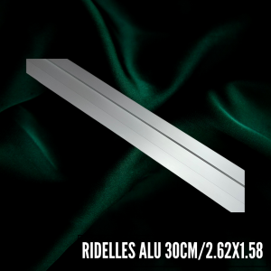 Ridelles aluminium 30cm / 2,62x1,58m