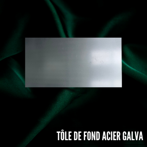 Tôles de fond en acier galvanisé