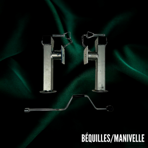 Béquilles stabilisatrices à manivelle