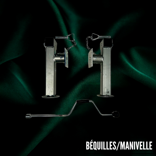Béquilles stabilisatrices à manivelle