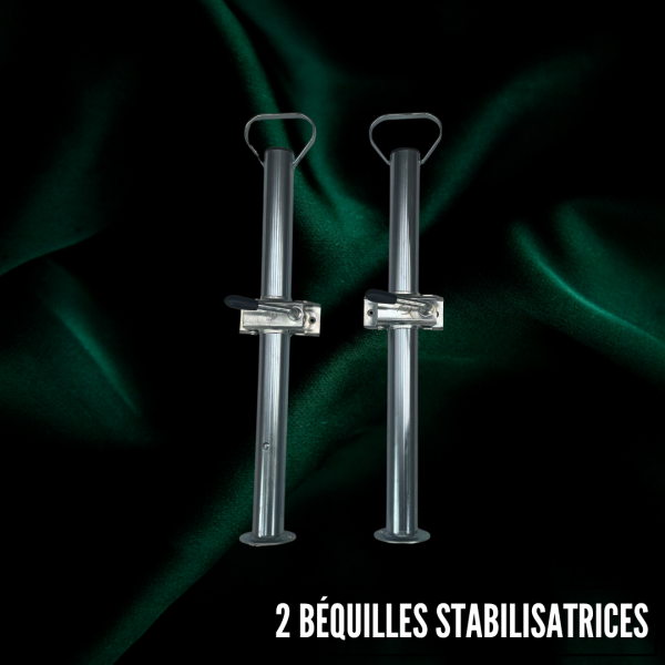 Jeu de 2 béquilles stabilisatrices