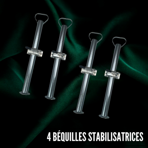 Jeu de 4 béquilles stabilisatrices