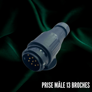 Prise male 13 broches
